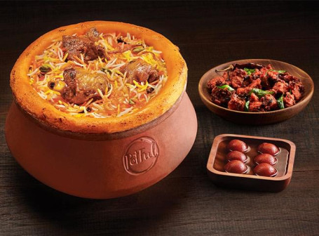 Claypot Lucknowi Mini Family Combo Mutton (Serves 2)