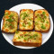 Cheese And Capsicum Garlic Bread (4 Pieces)