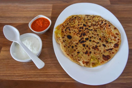 3 Onion Aloo Paratha 2 Dahi 1 Butter