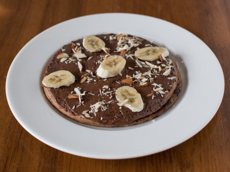 Whey Protein Pancake With Nutella And Bananas