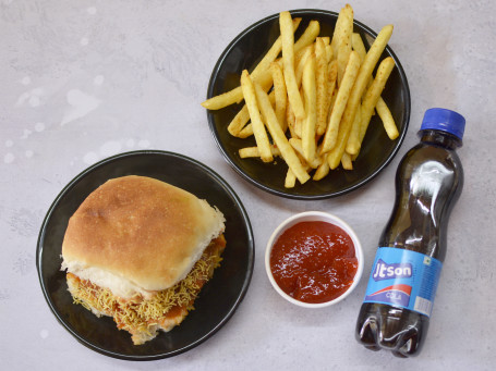 Dabeli (2) French Fries Cola) (2) Cheesy Deep