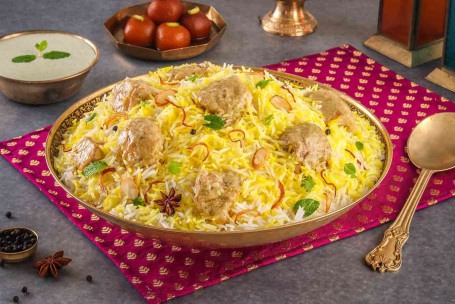 Murgh Afghani Tikka (Creamy Chicken Tikka Dum Biryani Serves 4