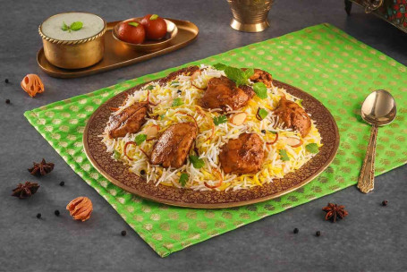 Picant Lazeez Bhuna Murgh Hyderabadi Chicken Dum Biryani, Boneless Porții 2 3]