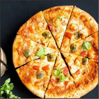 Cienka Pizza Z Wędzonym Paneerem 10 Cali [25 Cm]