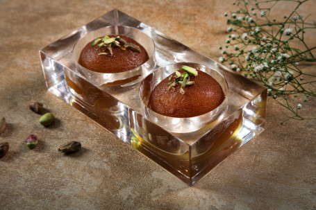 Jumbo Kesar Pista Gulab Jamun (2 Pcs)