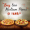2 Medium Pizza Starting At Rs 649
