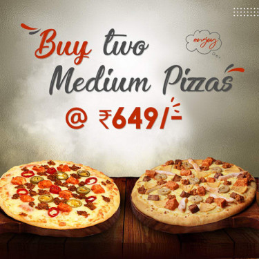 2 Pizza Media Non Veg 649
