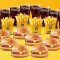 Party Combo For 8 8 Chicken Crispy Chicken Burgers 4 Salted Fries 8 Coke