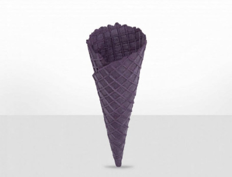 Black Currant Waffle Cone