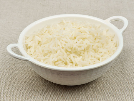 Plain Rice In Plate