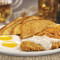 Large Country Fried Steak Eggs.