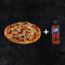 Schezwan Veg Pizza With Pepsi (250 Ml)