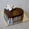 Heart Shape Midnight Choclate Cake(Eggless)