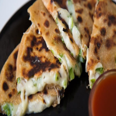 Cheese Onion Garlic Paratha