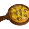 Golden Corn Paneer And Jalapeno Pizza