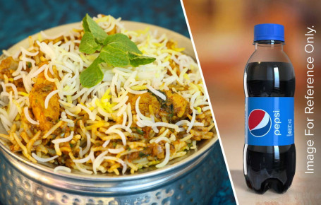 Boneless Chicken Biryani Pepsi