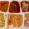 Punjabi Thali (1 Paneer Sabji 1 Veg Sabji Dal Fry Jeera Rice 6 Roti Papad And Salad).