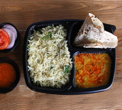 Jeera Rice Dal Fry Bowl