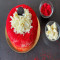 Red Velvet Cheese Cake Gelato 750 Gm)