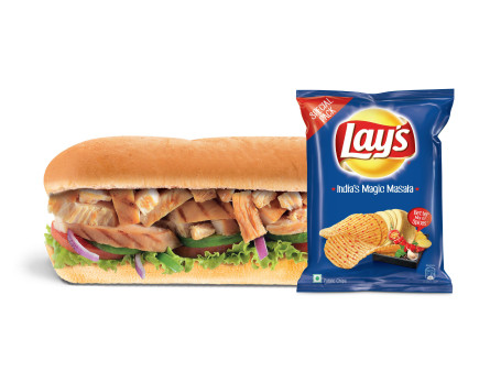 Chip With Non Veg Sub Combo (15 Cm, 6 Inch)