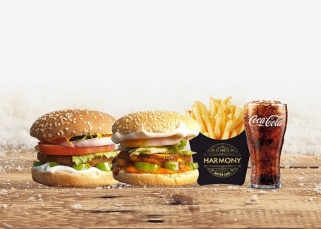 Hr Hangover Burger Mr.america Burger Fries Coke