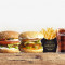 HR Hangover Burger Mr.america Burger Fries Coke