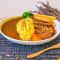 hòu qiè kǎ zī zhū pái huá dàn kā lī fàn  Rice Curry with Thick-Cut Tonkatsu and Omelets
