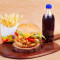 Veg Burger French Fryes Pepsi 250Ml