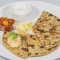 Stuff Paneer Tawa Paratha With Curd Pickle (Jain /Reguler