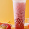 Strawberry Frappe with Strawberry boba