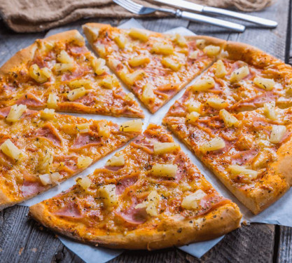 Large Hawaiian Pineapple Pizza