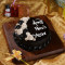 Chocolate Truffle New Year Cake Half Kg [Eggless]