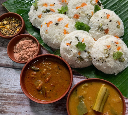 Mixed Veggies Idli