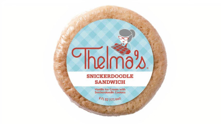 Thelmas Snickerdoodle Ice Cream Sandwich 6 Oz
