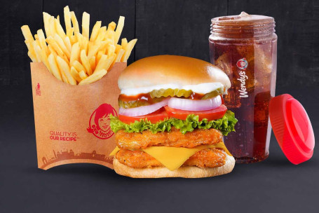 New Chickenator Burger Combo (L)
