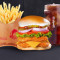 New Chickenator Burger Combo (L)