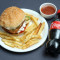 Paneer Patty Burger Fries Coke (300 Ml)