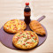 Combo For Two (Any 2 7 Veg Doubles Pizza Any One Side Order Coca Cola 250 Ml)