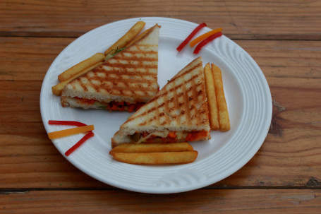 Spicy Paneer Veggie Sandwich