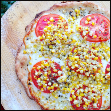 7 Tomato Corn Pizza