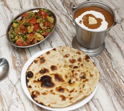 Dal Makhni Mix Veg 5 Tandoori Roti