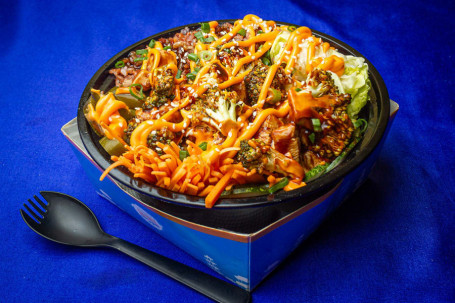 Omg Chicken Broccoli In Bbq Sauce Poke Bowl