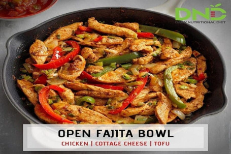 Open Chicken Fajita Bowl