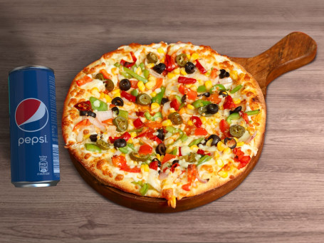 7 Veg Supreme Pizza Pepsi 250 Ml Can