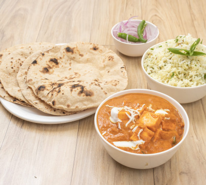 Half Paneer Butter Masala 3Butter Roti Jeera Rice