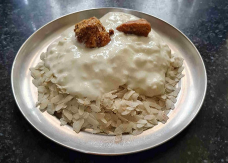 Chura Dahi With Sabji