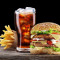 Veg Burger French Fries Coke [250Ml]