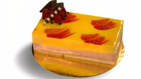 Mango Raspberry Mousse Cake-8 (8-10 Servings)