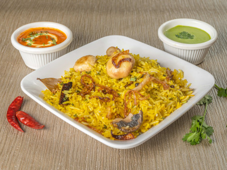 Mushroom Zafrani Biryani