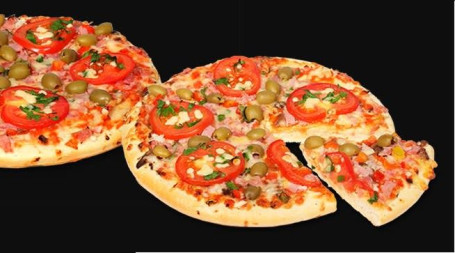 8 ' ' Tomato Corn Pizza